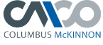 To logo της Columbus McKINNON που προμηθεύει με συστήματα μετάδοσης κίνησης το boznos.gr