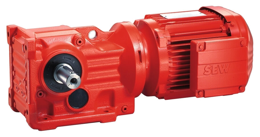 Right-angle gearmotors with bevel K-type gears